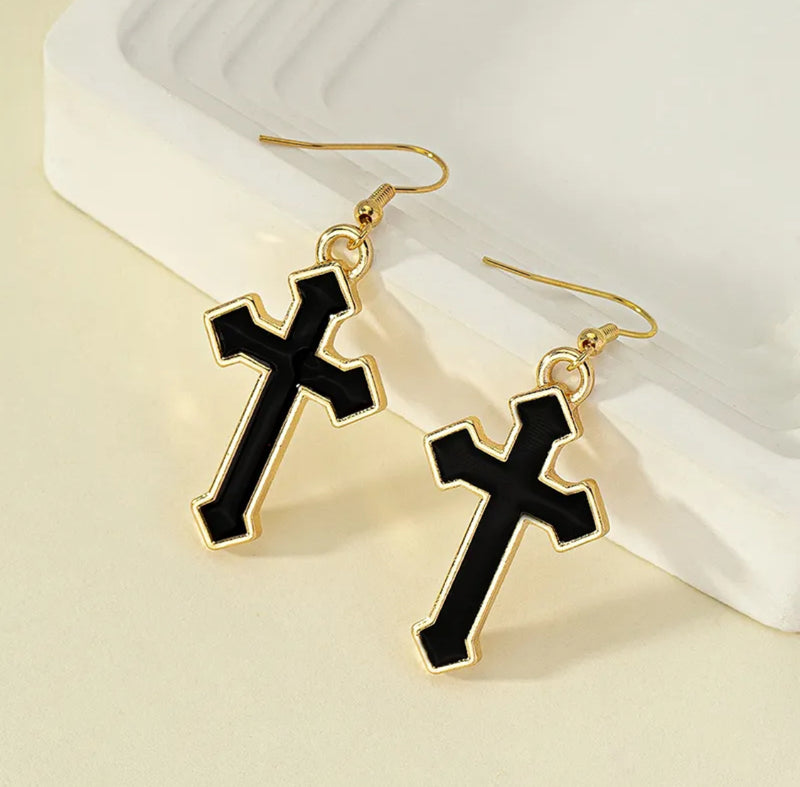 Pierced 2" gold wire and small pearl twisted hoop earrings