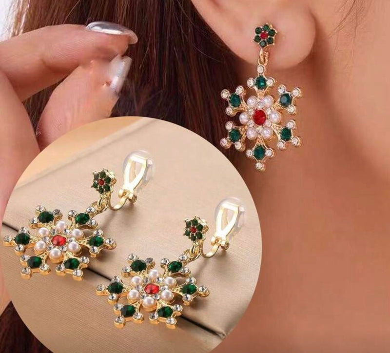 Clip on 3 1/4" xlong copper comfort fit coil dangle brown string earrings