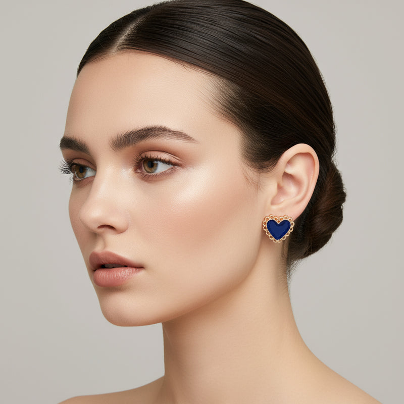 Clip on gold, pearl and clear stone dangle pearl necklace set