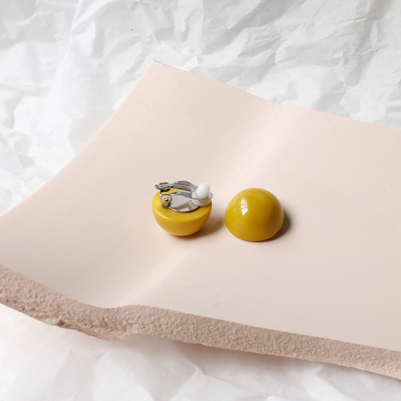 Clip on gold, pearl and clear stone dangle pearl necklace set