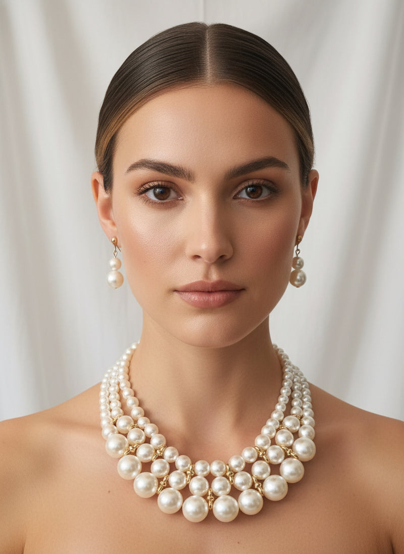 Clip on 2 1/2" round gold top earrings with dangle turquoise woven hoop