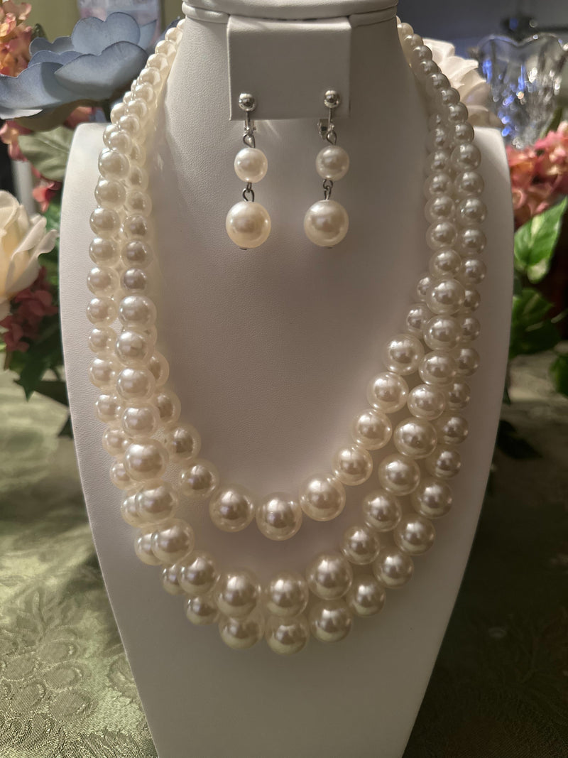 Clip on 2 1/2" round gold top earrings with dangle turquoise woven hoop