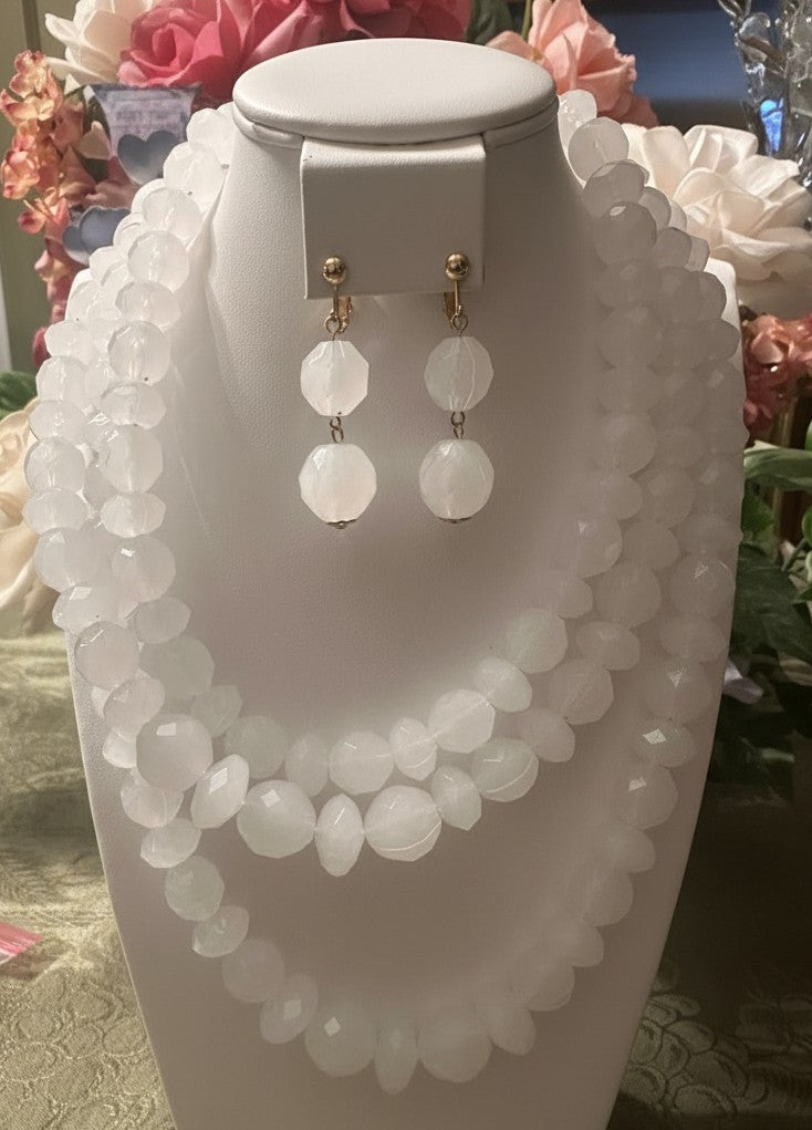 Clip on 2 1/2" round gold top earrings with dangle turquoise woven hoop