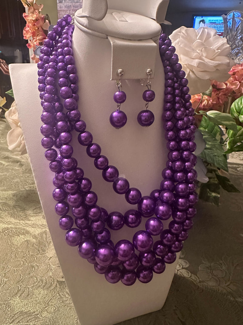 Clip on 2 1/2" round gold top earrings with dangle turquoise woven hoop