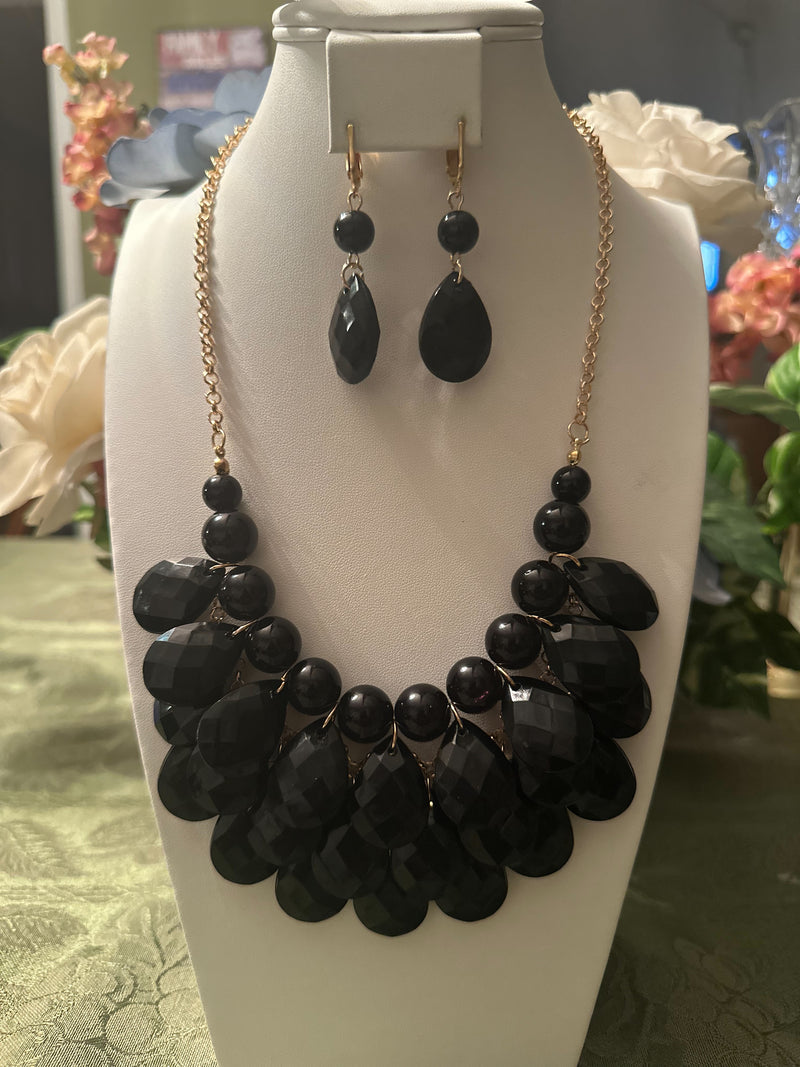 Clip on 2 1/2" round gold top earrings with dangle turquoise woven hoop