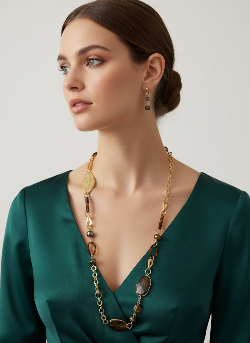 Clip on 2" silver wrinkled odd shaped dangle earrings