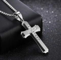 Stainless Steel silver Cross 24