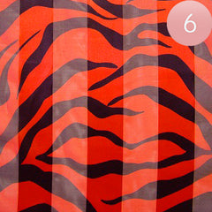 Red and black or white and black zebra print 14